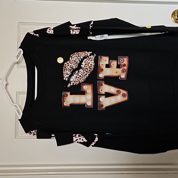 Animal Print Long Sleeve Sweatshirt Size Large - Picture 5 of 12